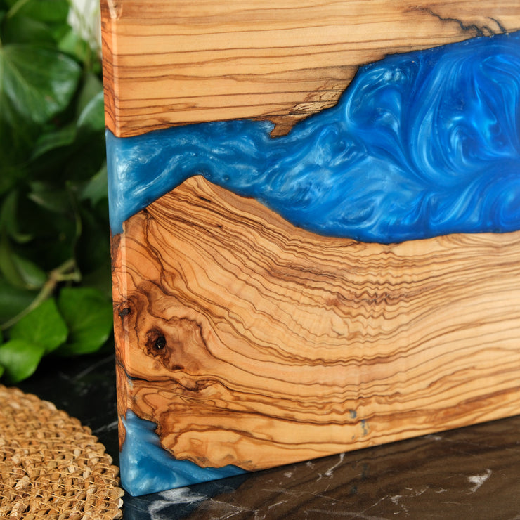 Personalized Custom Cutting Board, Handmade Resin Serving Board, Perfect for Kitchen and Dining, New Home Gift - Art Wood Lab
