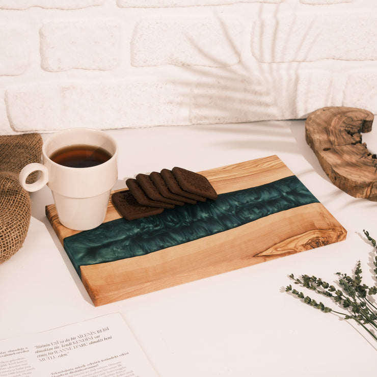 Personalized Custom Charcuterie Board, Handmade Resin Serving Board, Perfect for Kitchen and Dining, New Home Gift (Copy) - Art Wood Lab