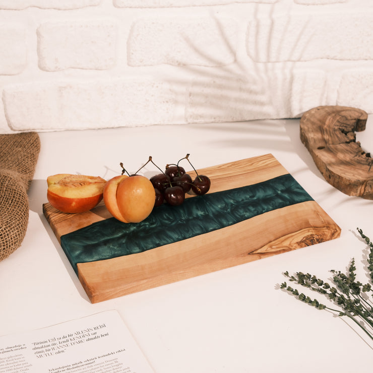 Personalized Custom Charcuterie Board, Handmade Resin Serving Board, Perfect for Kitchen and Dining, New Home Gift (Copy) - Art Wood Lab