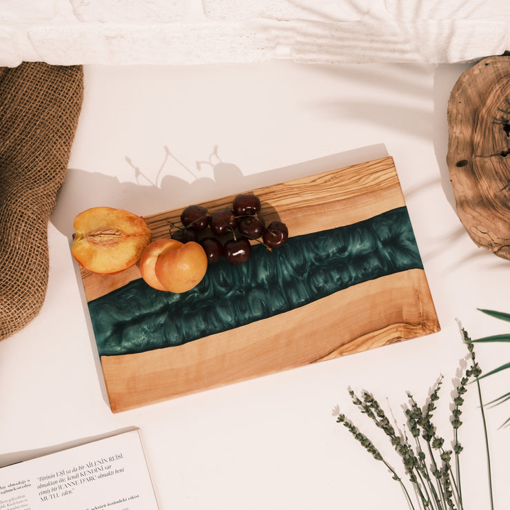 Personalized Custom Charcuterie Board, Handmade Resin Serving Board, Perfect for Kitchen and Dining, New Home Gift (Copy) - Art Wood Lab