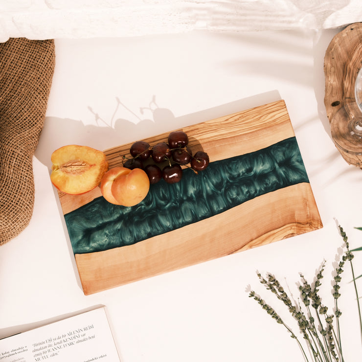 Personalized Custom Charcuterie Board, Handmade Resin Serving Board, Perfect for Kitchen and Dining, New Home Gift (Copy) - Art Wood Lab