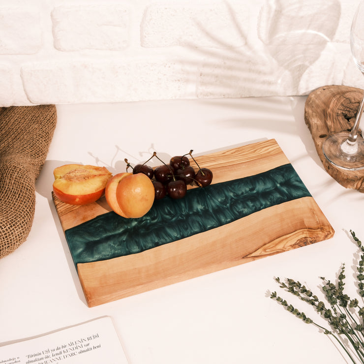 Personalized Custom Charcuterie Board, Handmade Resin Serving Board, Perfect for Kitchen and Dining, New Home Gift (Copy) - Art Wood Lab