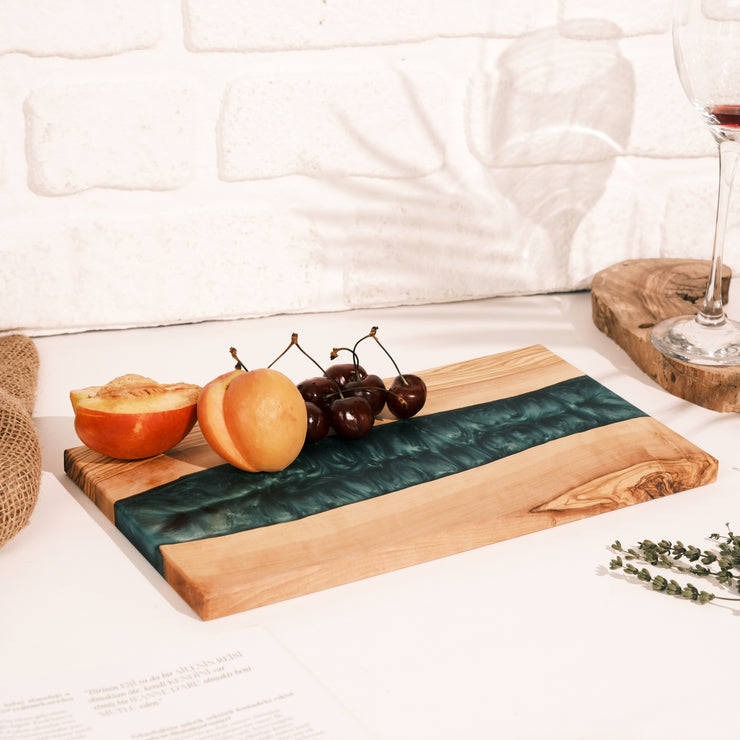 Personalized Custom Charcuterie Board, Handmade Resin Serving Board, Perfect for Kitchen and Dining, New Home Gift (Copy) - Art Wood Lab