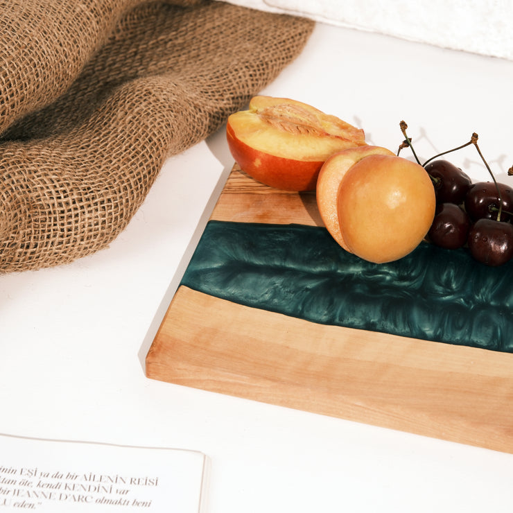 Personalized Custom Charcuterie Board, Handmade Resin Serving Board, Perfect for Kitchen and Dining, New Home Gift (Copy) - Art Wood Lab