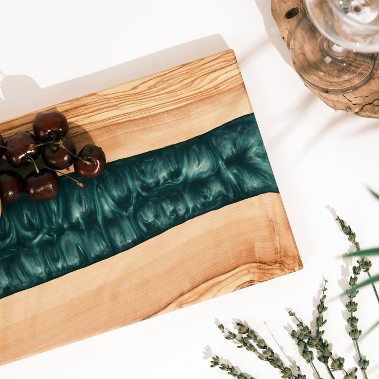 Personalized Custom Charcuterie Board, Handmade Resin Serving Board, Perfect for Kitchen and Dining, New Home Gift (Copy) - Art Wood Lab