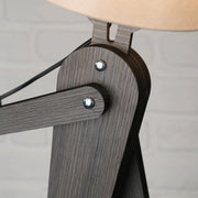 Wooden Human Figured Lamp , Bedroom Lamp Folding Reading Lamp - Art Wood Lab